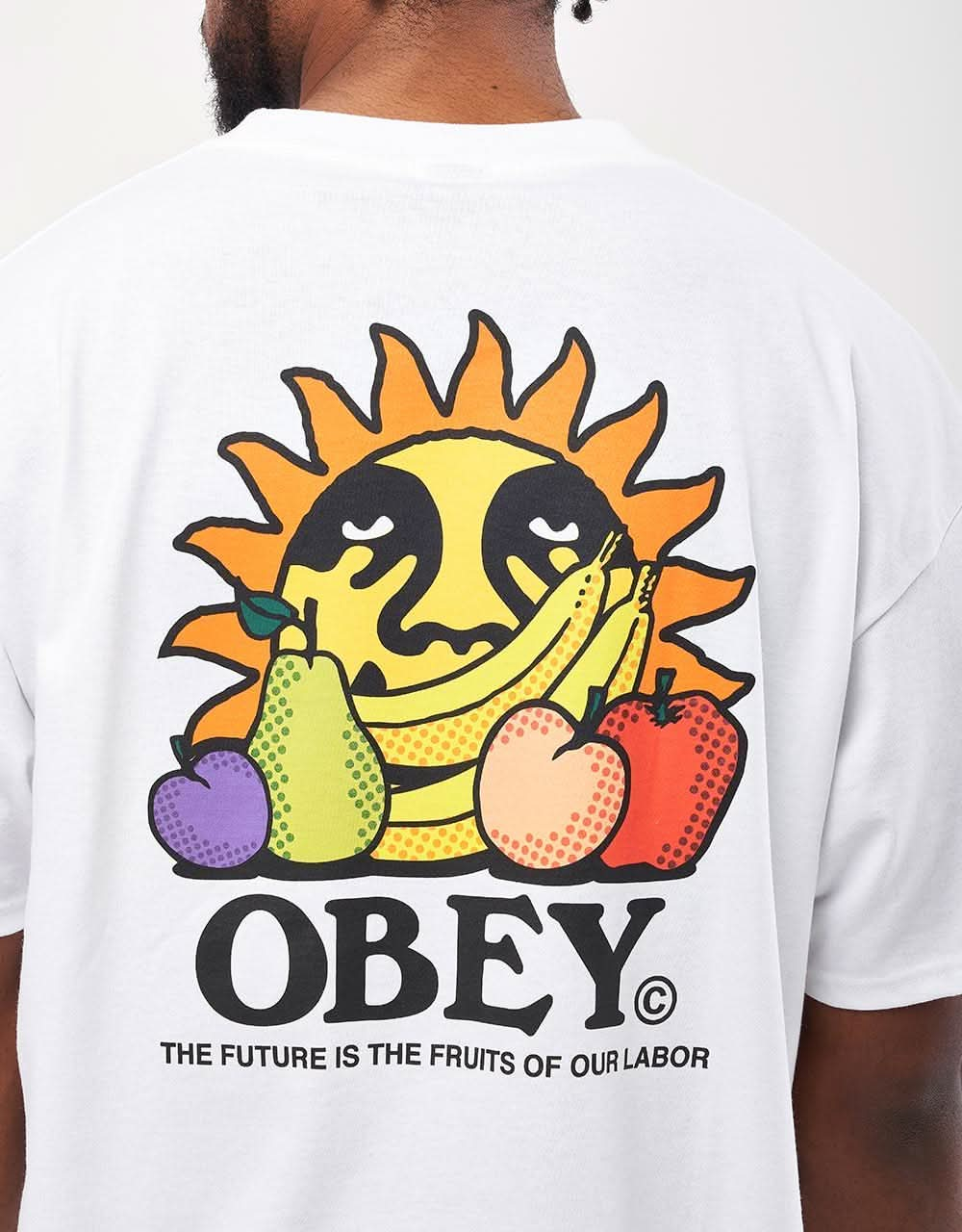 Obey The Future Is The Fruits Of Our Labor T-Shirt - White