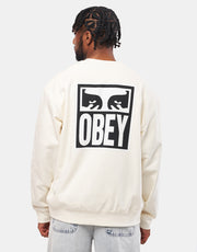 Obey Eyes Icon 2 Crew – Ungebleicht