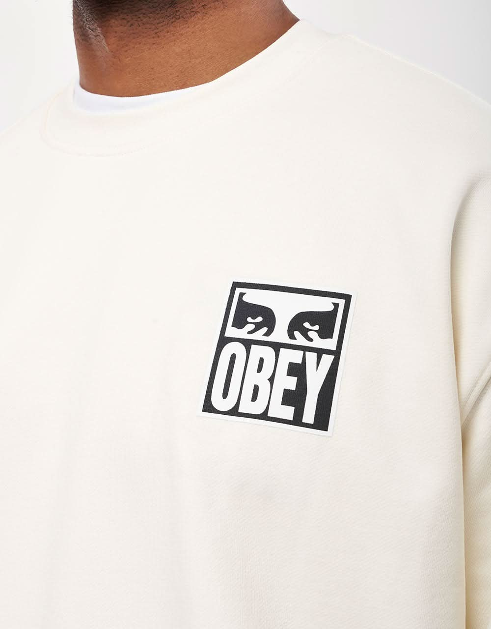 Obey Eyes Icon 2 Crew - Unbleached