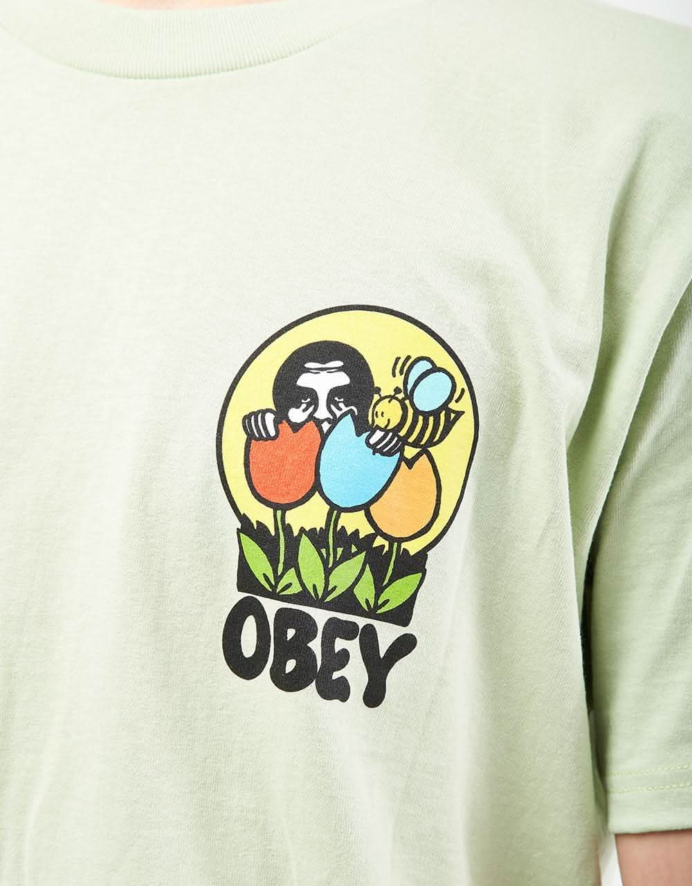 Obey Was Here T-Shirt - Cucumber