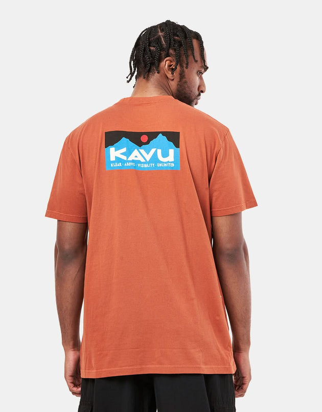 Kavu Klear Above Etch Art T-Shirt – Kupfer