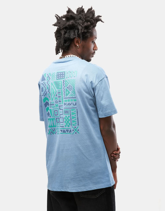 Kavu Chalk Marks T-Shirt – Coronet Blue