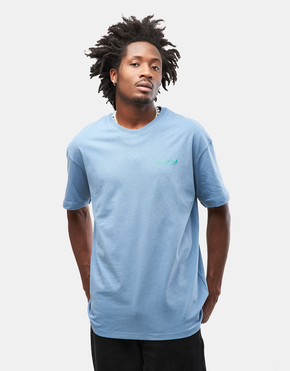 Kavu Chalk Marks Tee T-Shirt - Coronet Blue