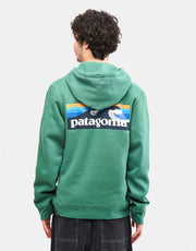 Sweat à capuche Patagonia Boardshort Logo Uprisal - Gather Green