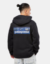 Patagonia Boardshort Logo Uprisal Pullover Hoodie - Tintenschwarz