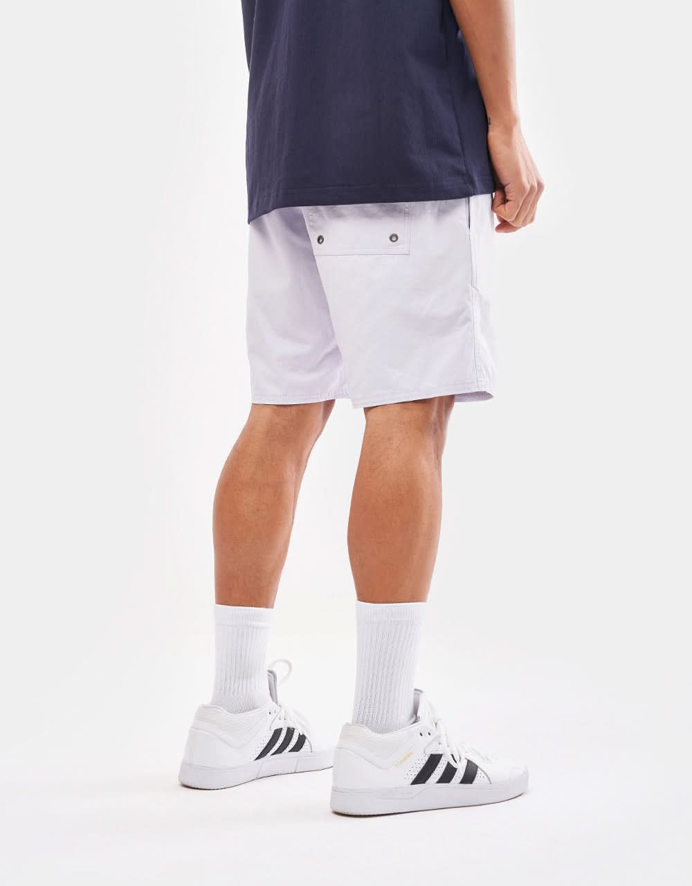 Short RVCA Opposites Elastic 2 - Brouillard