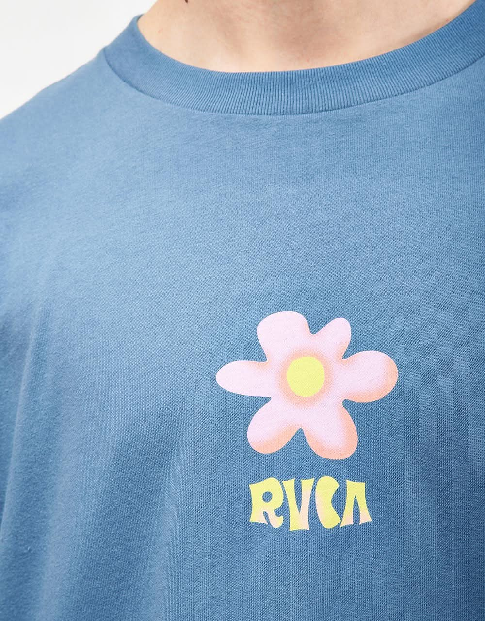 Camiseta RVCA Hand Picked - Azul Frío