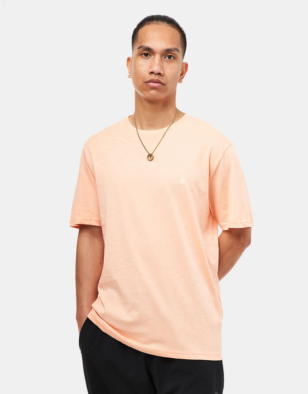 Volcom Stone Blanks Basic T-Shirt - Salmon