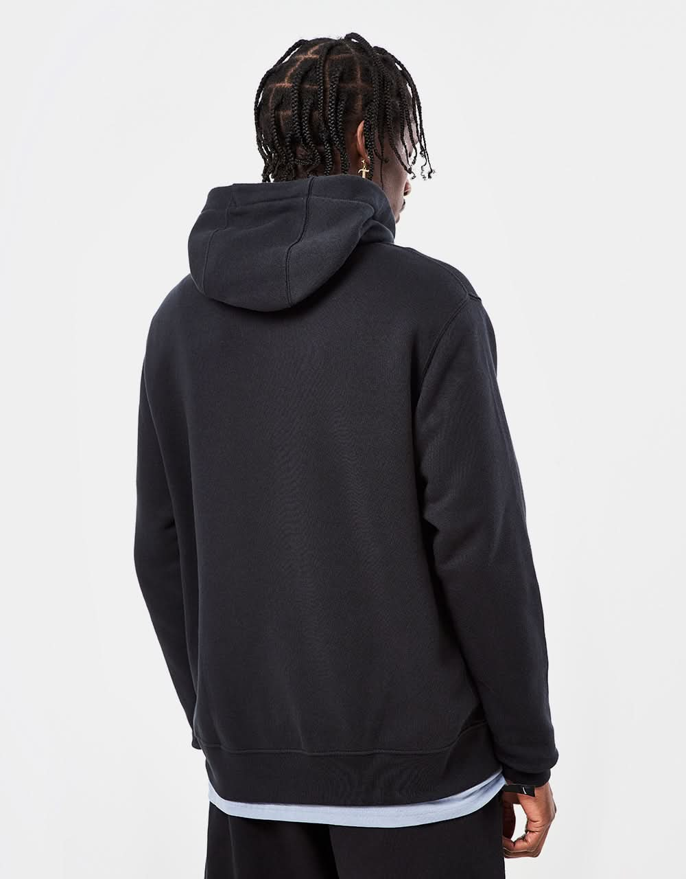 Nike Club Zip Hoodie – Schwarz/Schwarz/Weiß