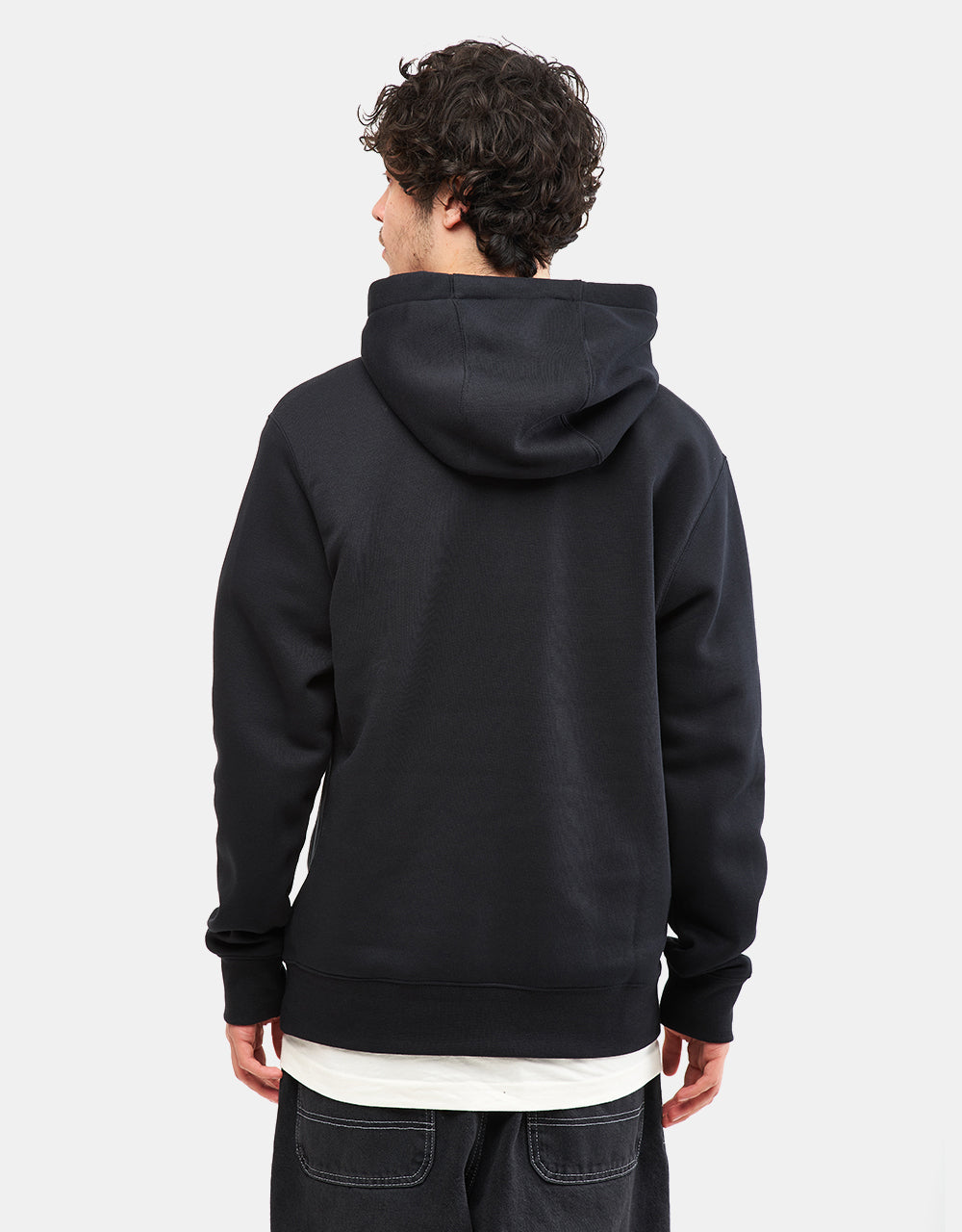 Mikina Nike Club Pullover - černo/bílá