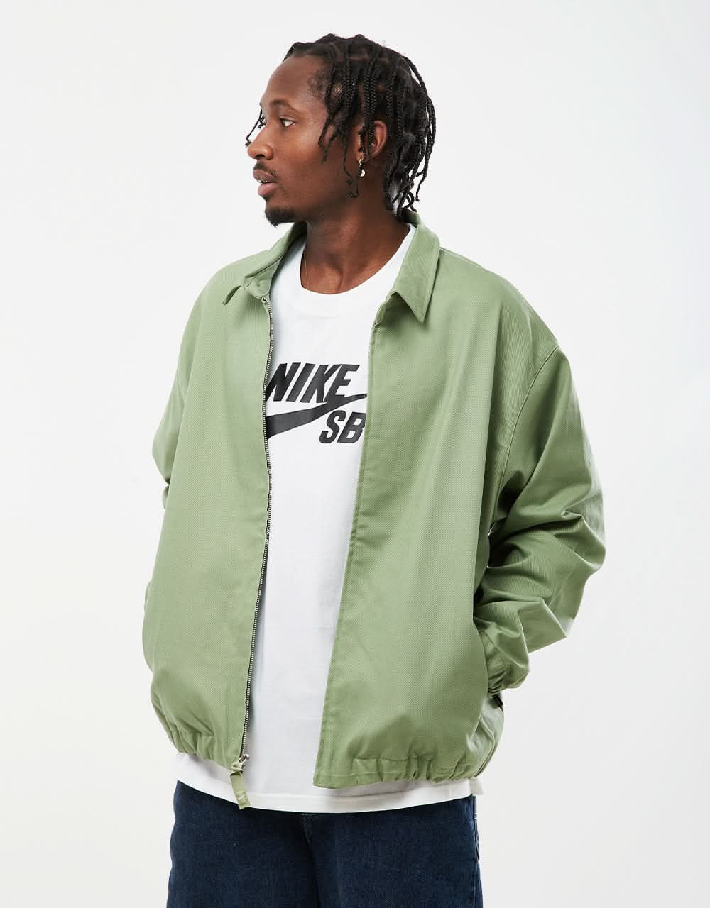 Nike SB Woven Twill Premium Jacket - Oil Green