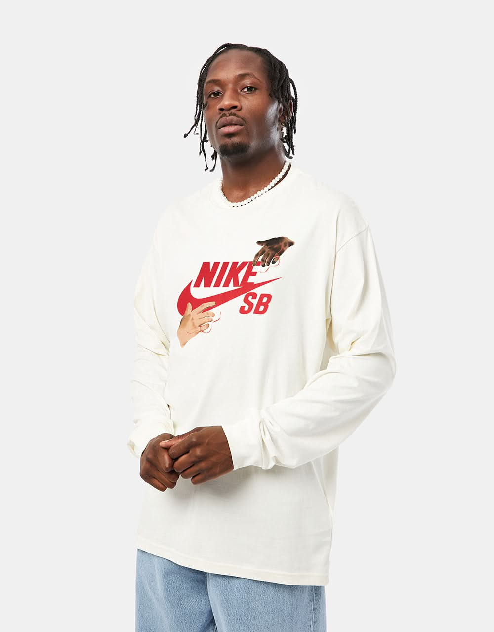 Nike SB City Of Love L/S T-Shirt - Coconut Milk