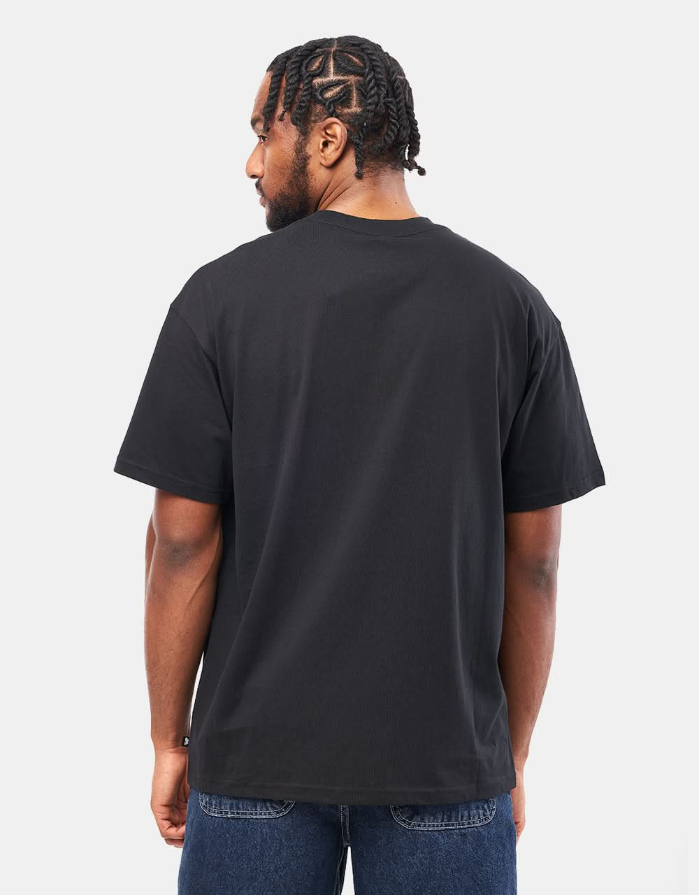 Nike SB T-shirt avec logo central - Noir/Blanc