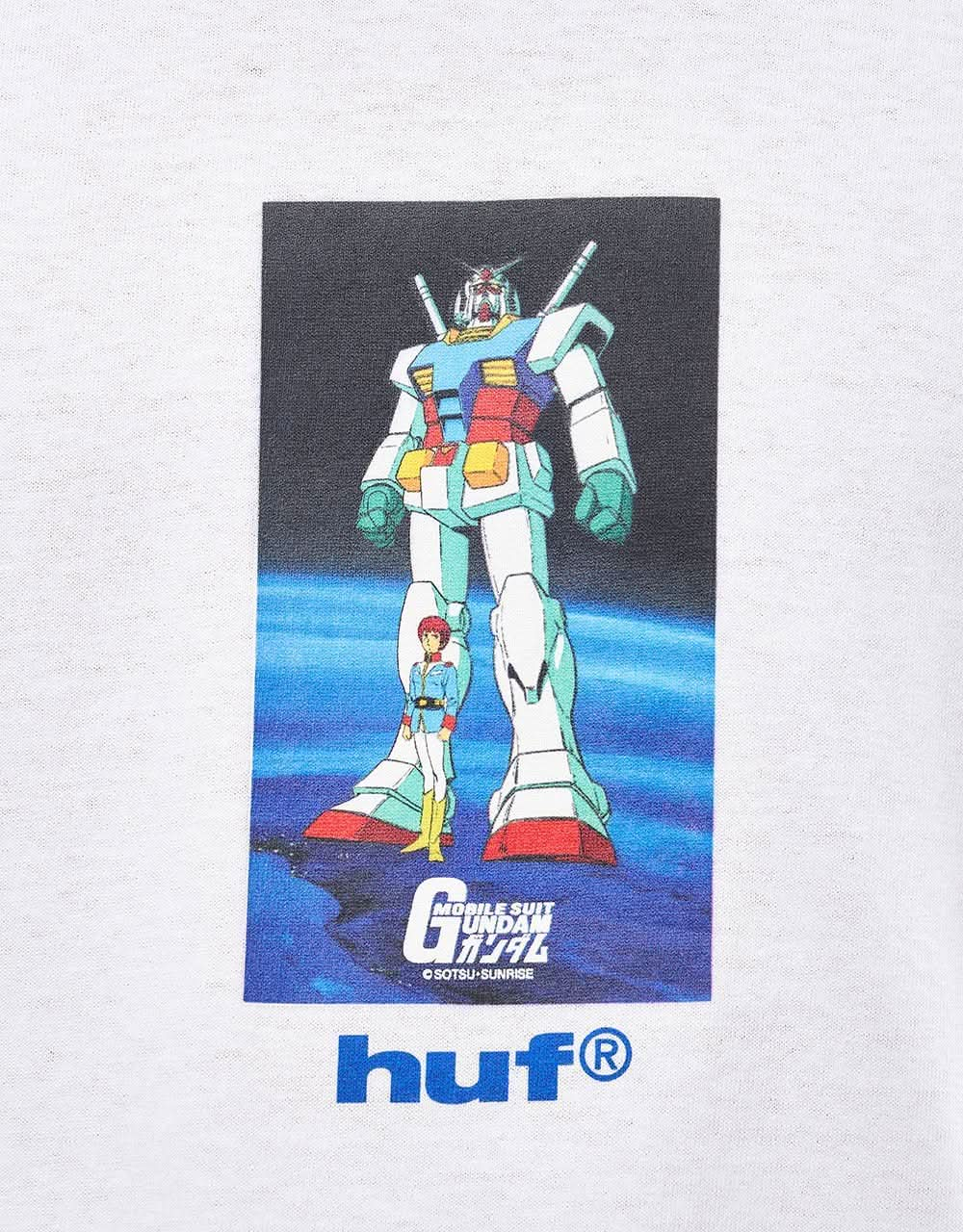 HUF x Mobile Suit Gundam RX-78 EXCLUSIVE T-Shirt - White