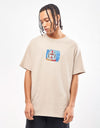 HUF x Mobile Suit Gundam Scanline EXCLUSIVE T-Shirt - Sand