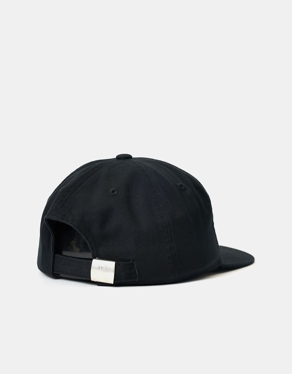 Route One Keep You Rolling Unstructered 6 Panel Cap-Black