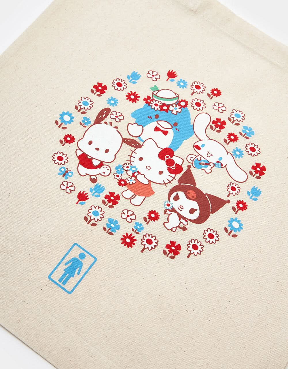 Bolso Tote Girl x Hello Kitty Team Kitty - Natural