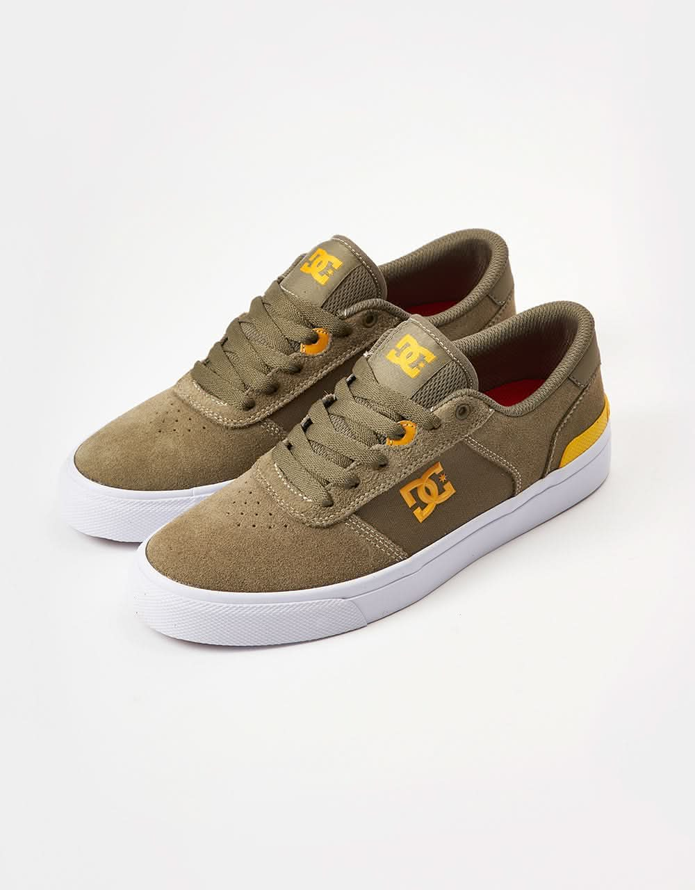 DC Teknic S Skate Shoes - Army/Olive