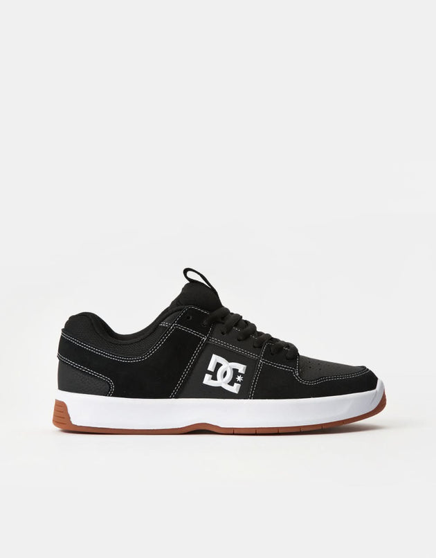 DC Lynx Zero Skate Shoes - Black/Black/White