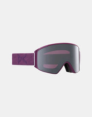 Anon M4S MFI® Face Mask Cylindrical Snowboard Goggles - Grape/Perceive Sunny Onyx