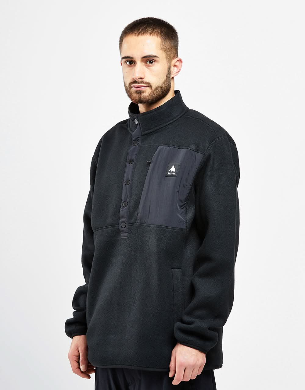 Burton Cinder Pullover Fleece - True Black