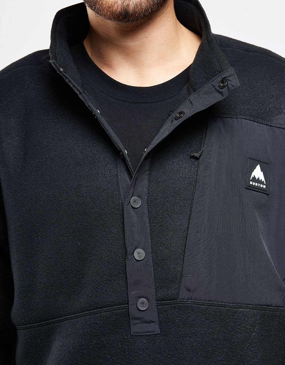 Burton Cinder Pullover Fleece - True Black