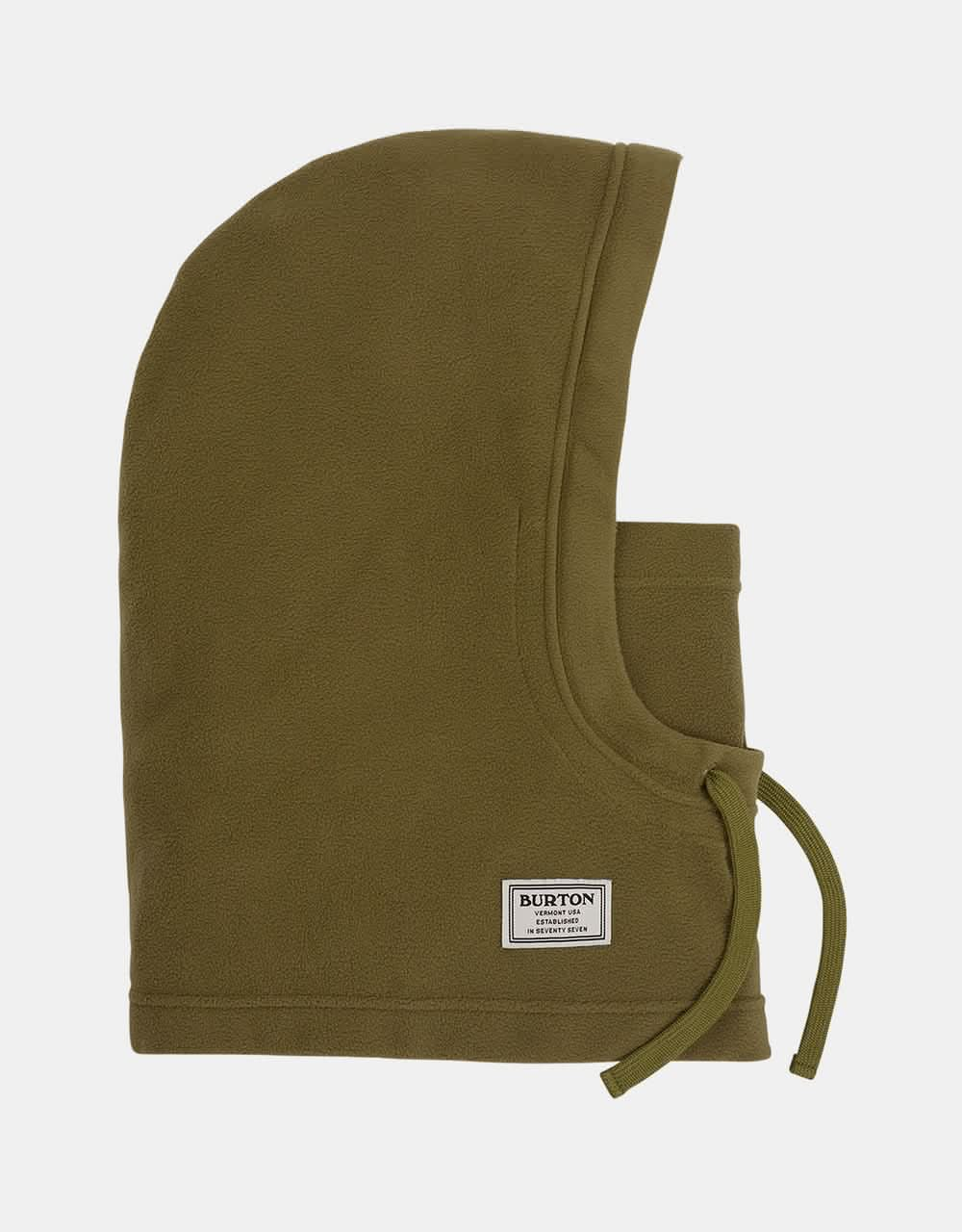 Burton Burke Polar Fleece Hood - Martini Olive