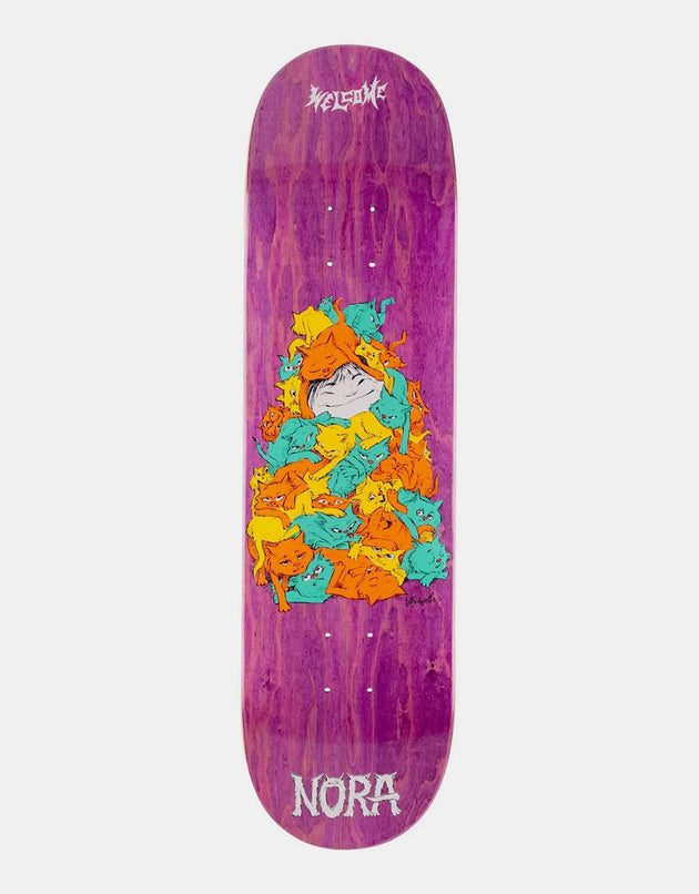 Bienvenido Nora Purr Pile tabla de skate - 8,25"