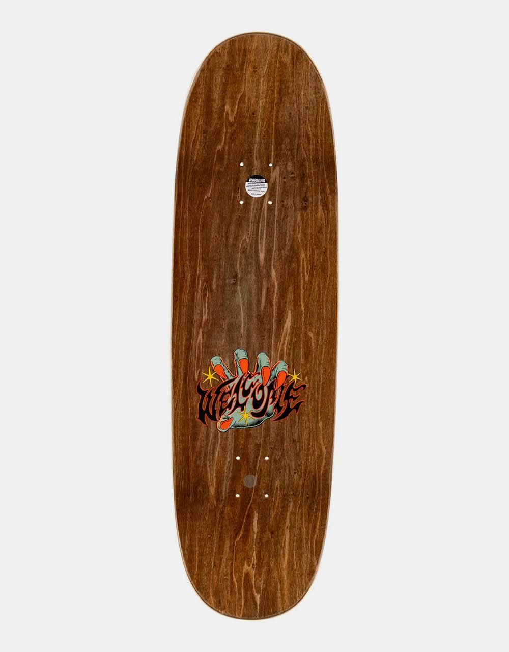 Willkommenswunsch auf dem Boline 2.0 Skateboard-Deck – 9,5 Zoll