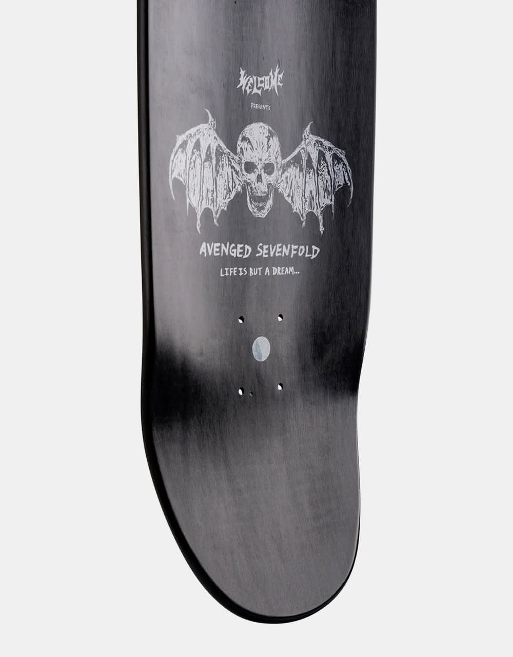 Welcome x Avenged Sevenfold Life is But a Dream on Boline 2.0 Skateboard Deck - 9.5"