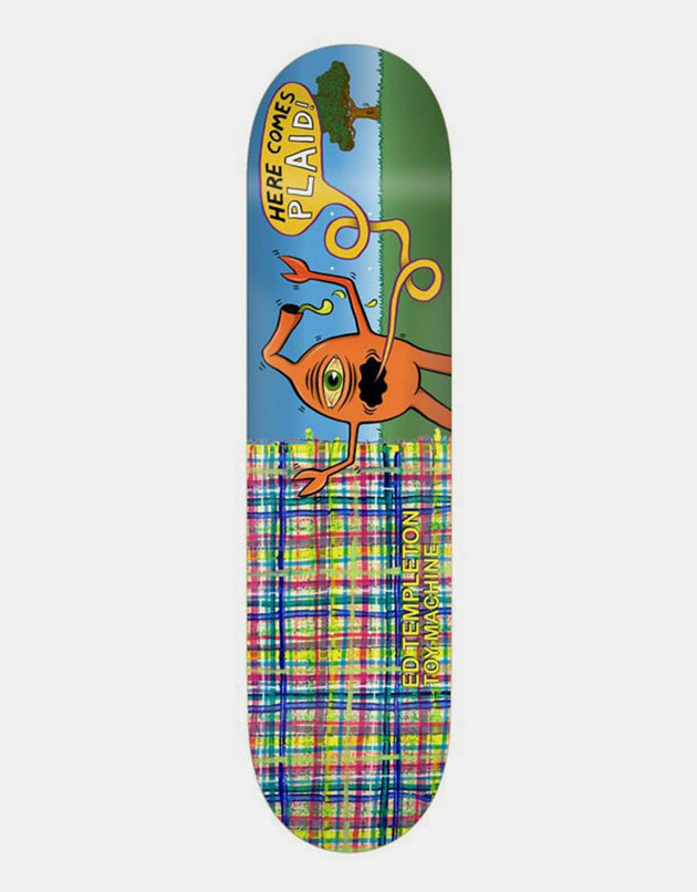 Tabla de skate a cuadros Templeton de Toy Machine - 8,5"