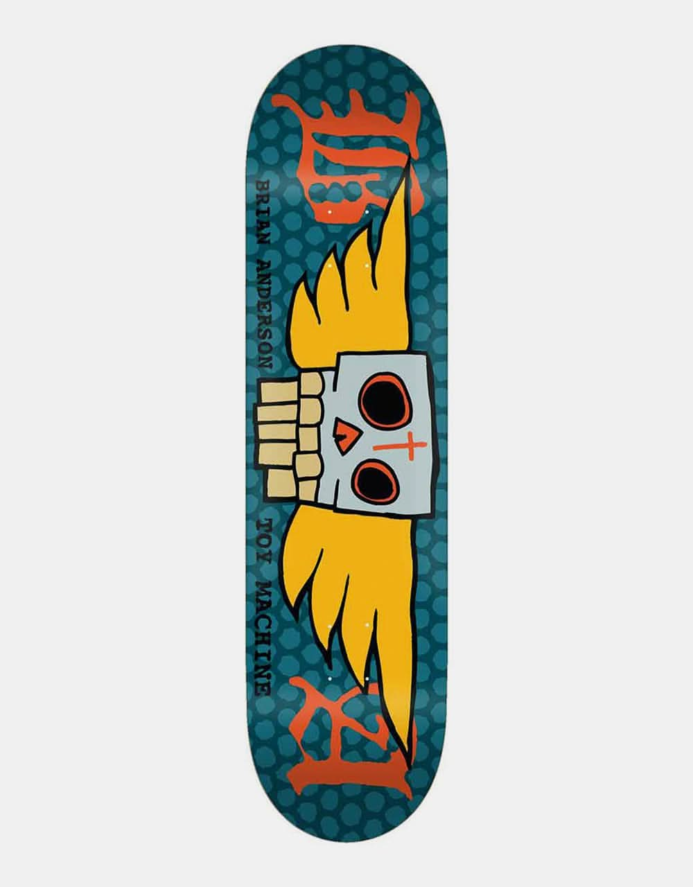 Toy Machine BA Bad Ass Skateboard Deck - 8.5"