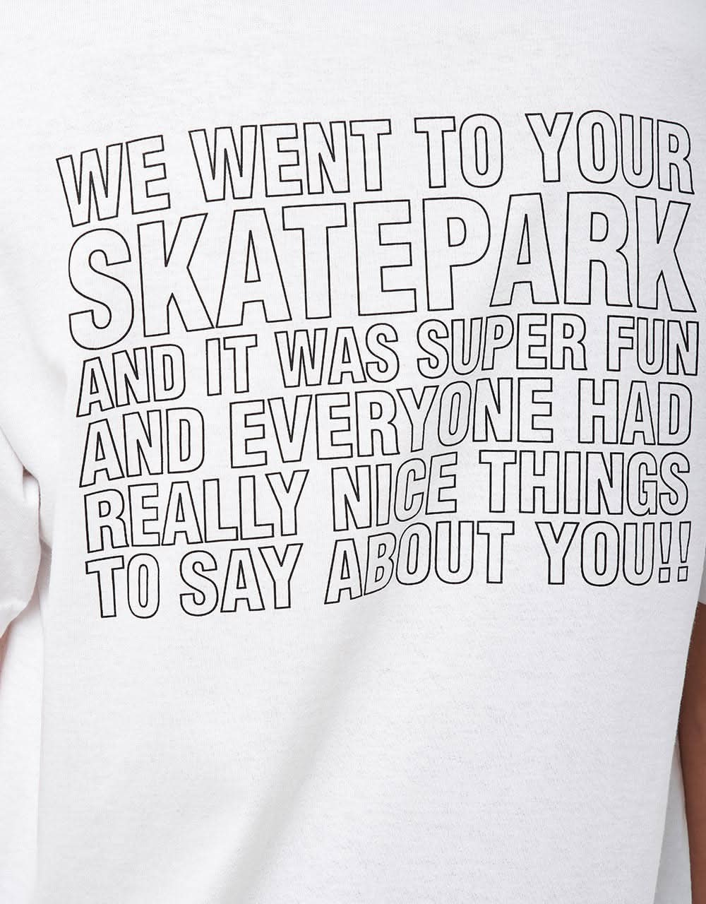 Alltimers x Bronze Skatepark T-Shirt - White