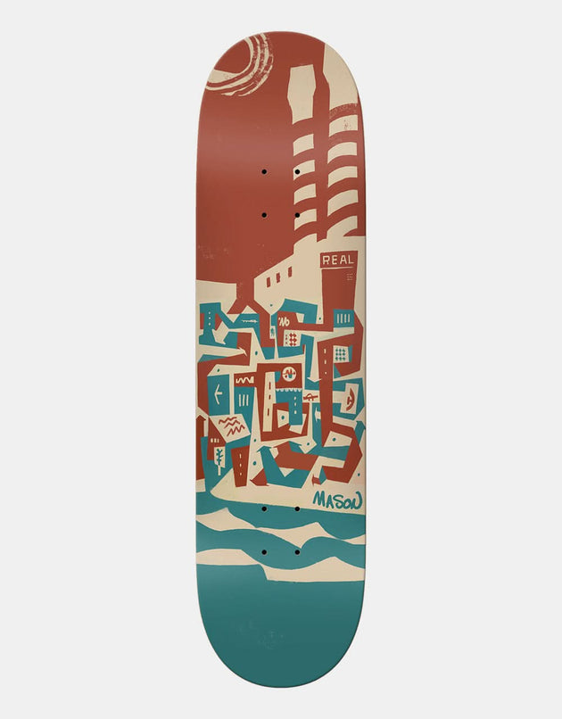 Tavola da skateboard Real x Brian Barneclo Mason Guest Artist - 8,28"