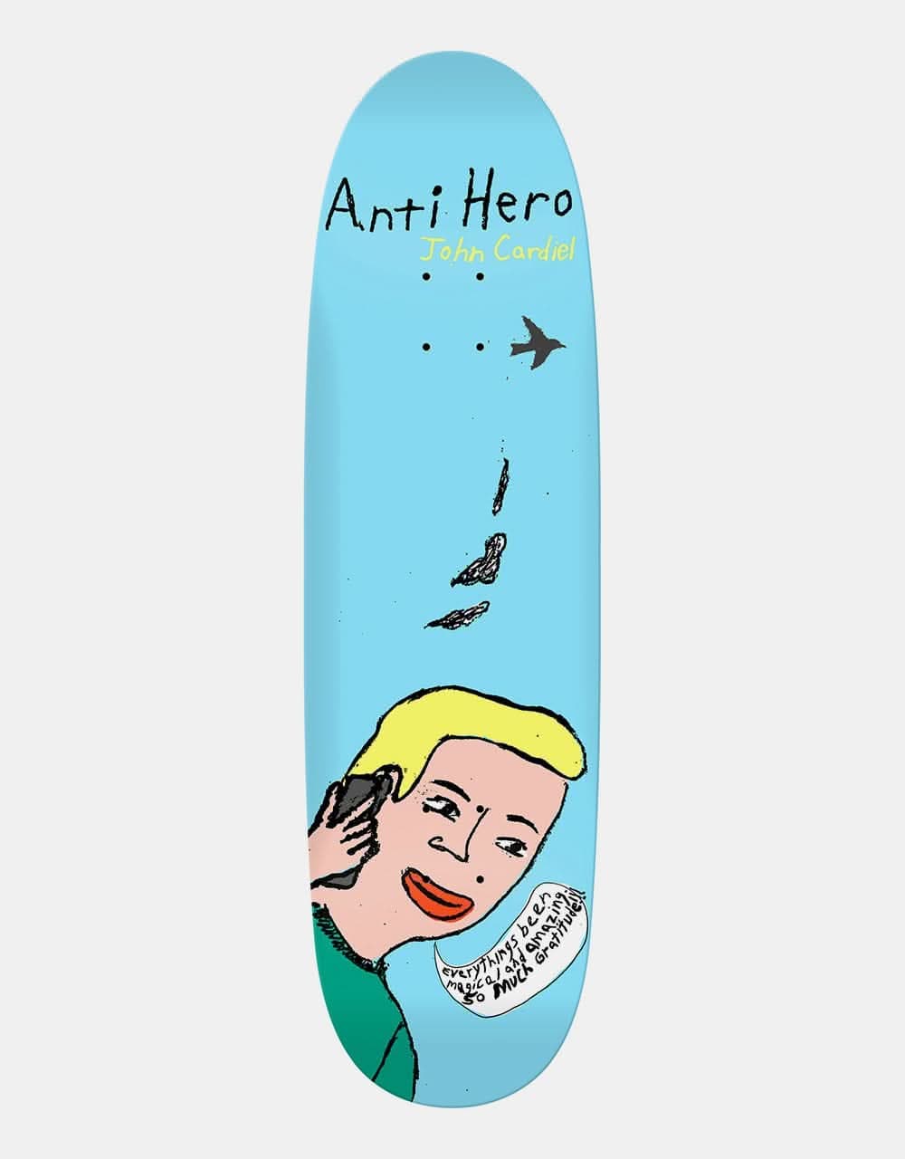 Anti Hero Cardiel Pigeon Vision Skateboard Deck - 9.18"