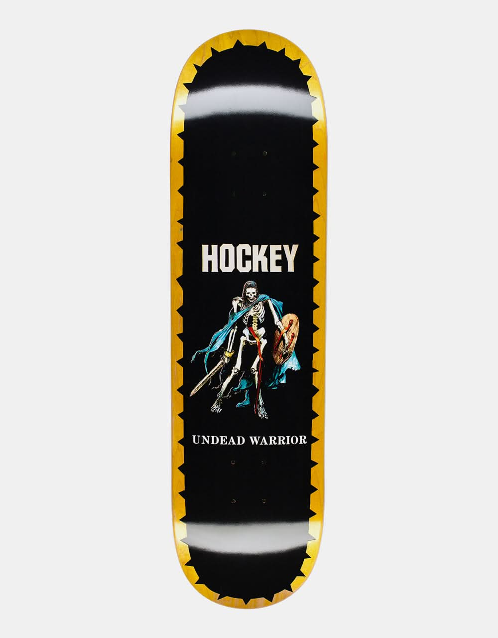 Hockey Diego Todd Undead Warrior Shape #2 Skateboard Deck - 8.25"