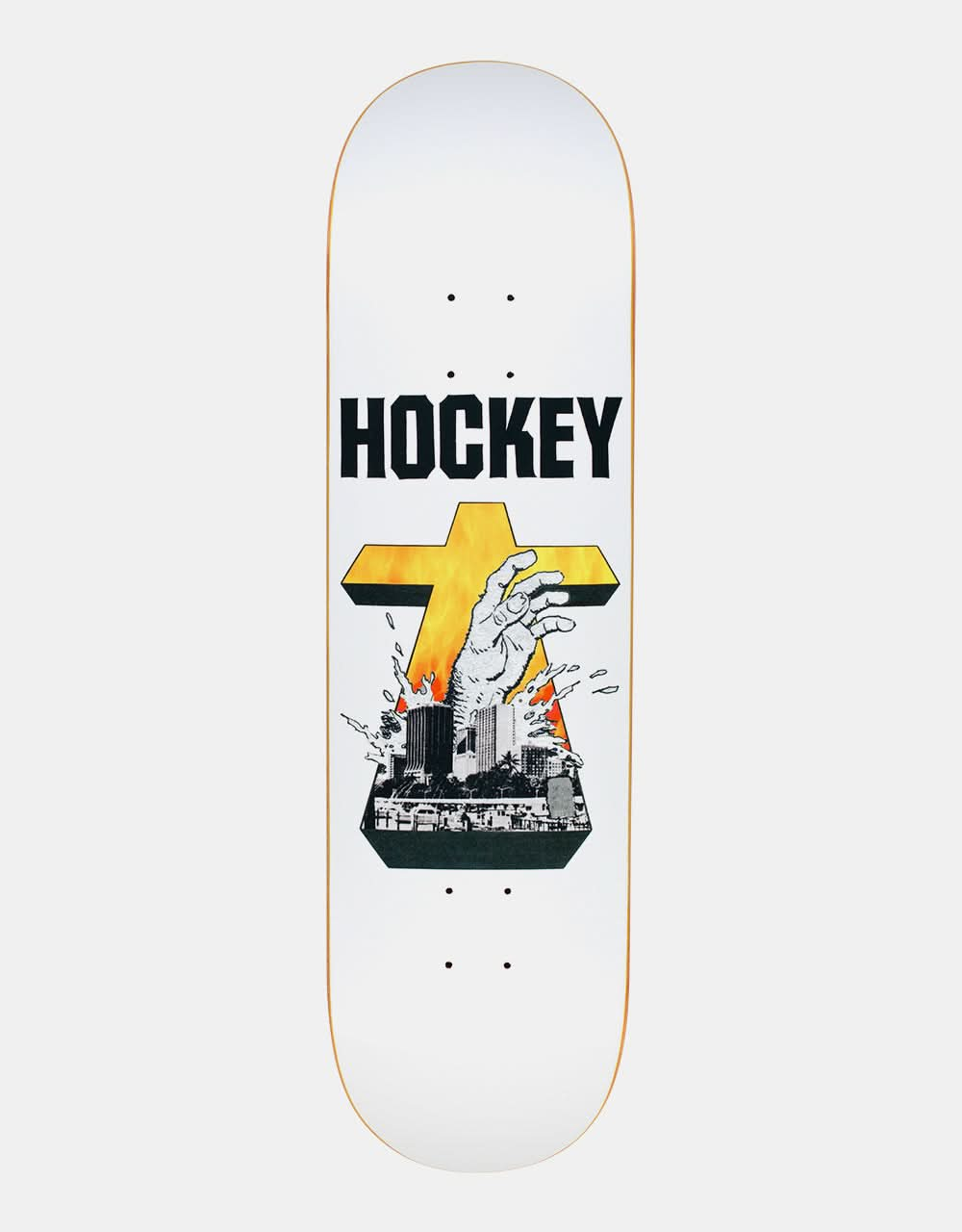 Hockey John Fitzgerald Drowning Shape #1 Skateboard Deck – 8,75"