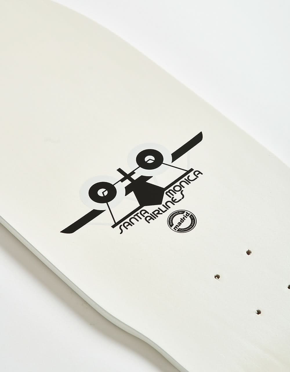 SMA Natas 1st Edition Pearl White Skateboard Deck - 10"