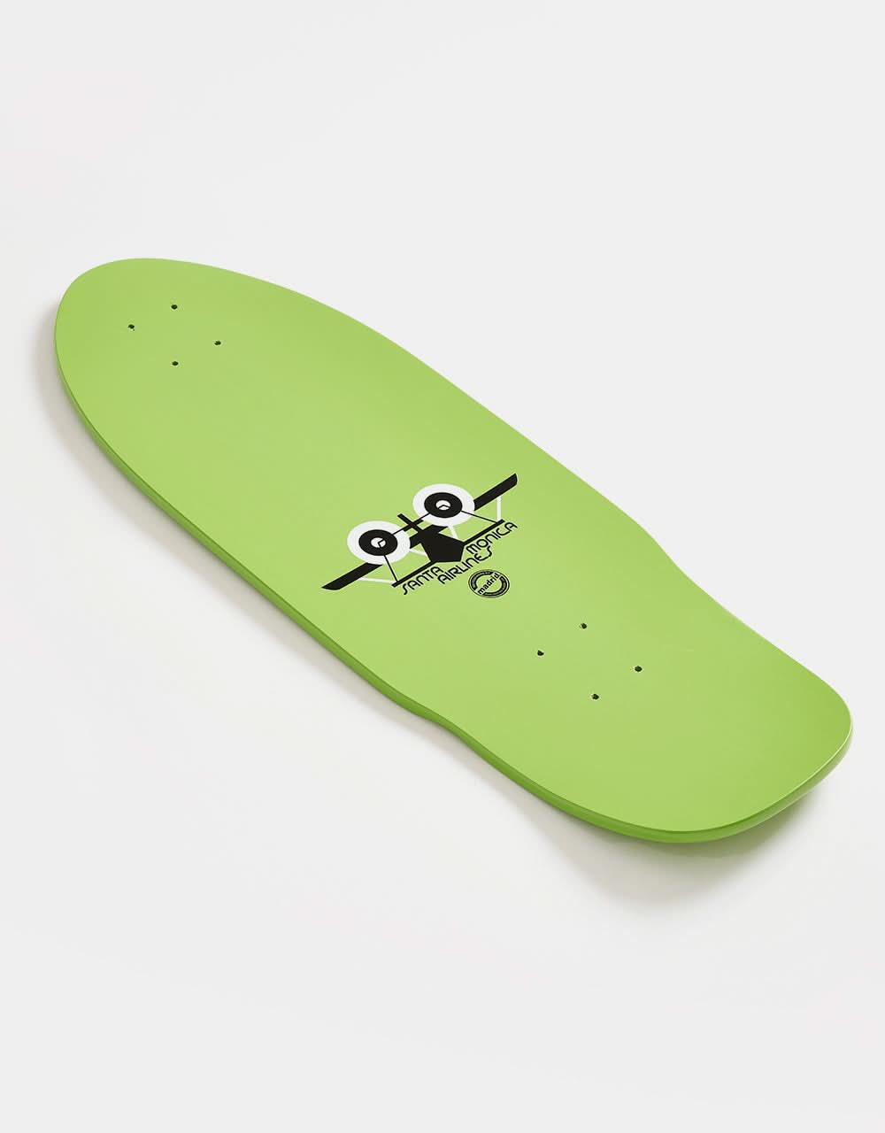 SMA Natas 1st Edition Skateboard-Deck, Limettengrün, 25,4 cm