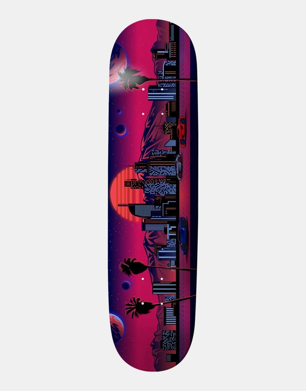 Thank You Pudwill Vaporwave Skateboard Deck - 8.5"