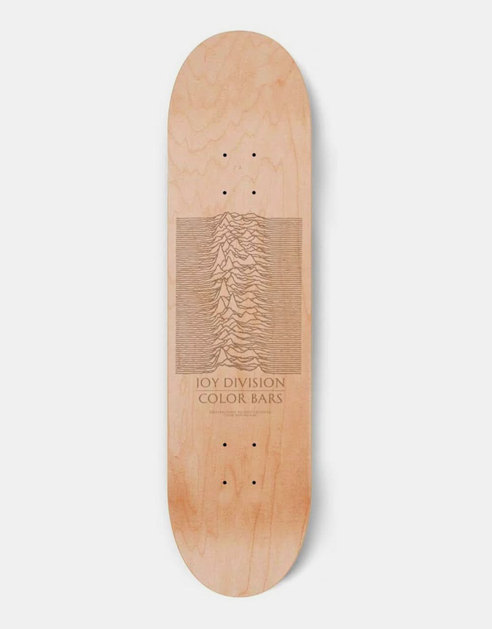 Color Bars x Joy Division Unknown Pleasures Laser Engraved 2 Deck Set - 8.25"