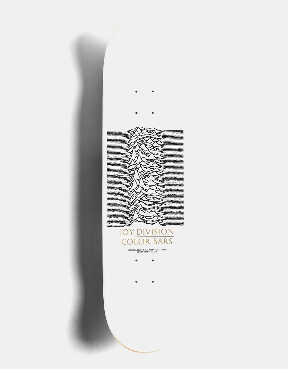 Color Bars x Joy Division Unknown Pleasures Red/Silver Foil 2 Deck Set - 8.25"