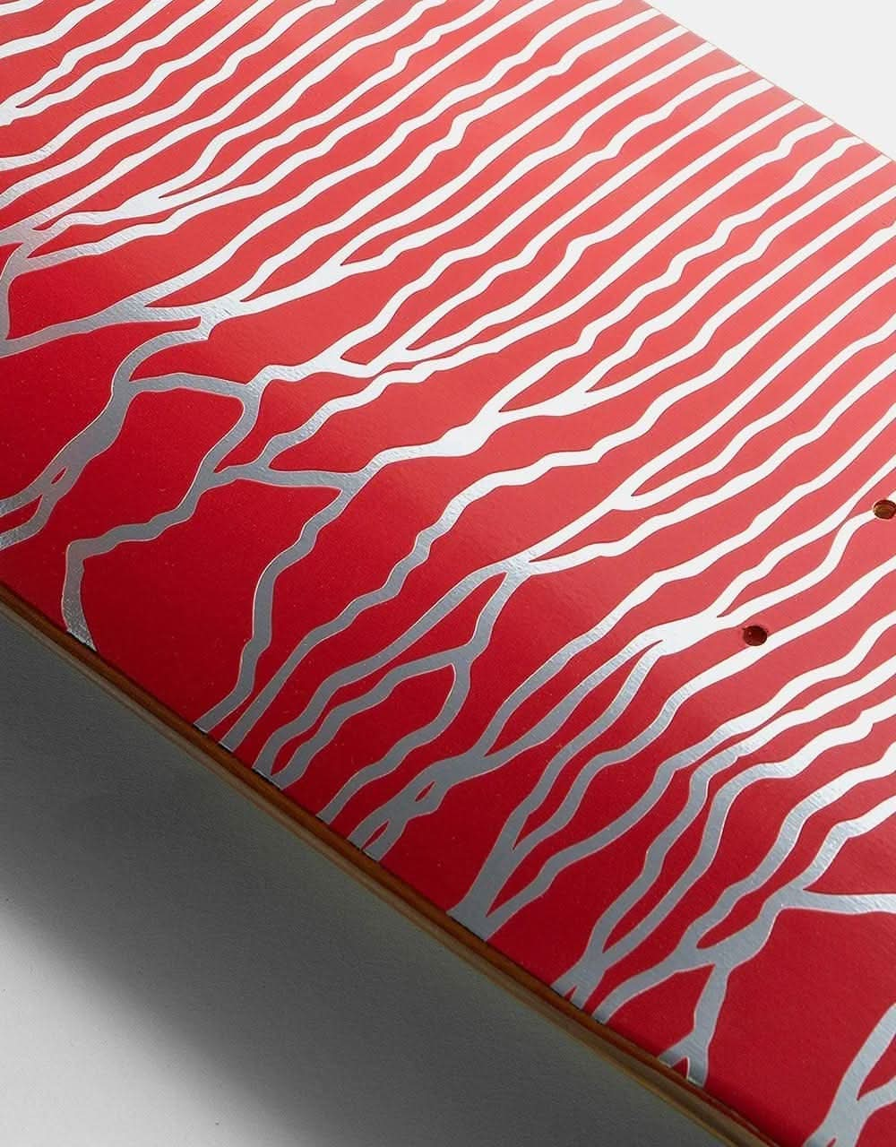 Color Bars x Joy Division Unknown Pleasures Red/Silver Foil 2 Deck Set - 8.25"