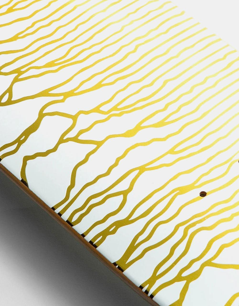 Color Bars x Joy Division Unknown Pleasures White/Gold Foil 2 Deck Set - 8.25"