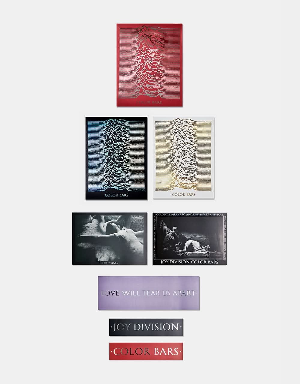 Color Bars x Joy Division Sticker Pack