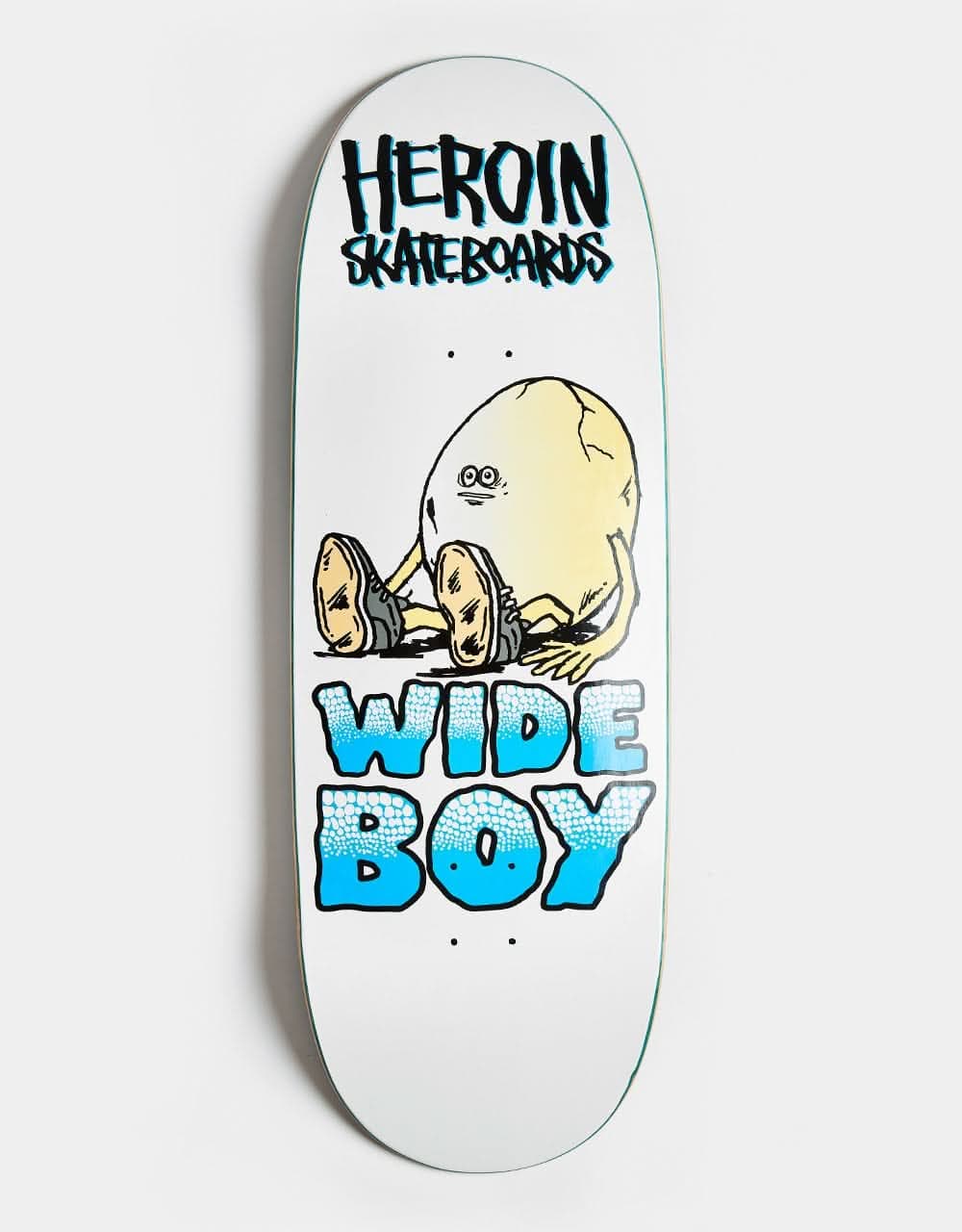 Heroin Wide Boy Egg Skateboard Deck - 10.75”