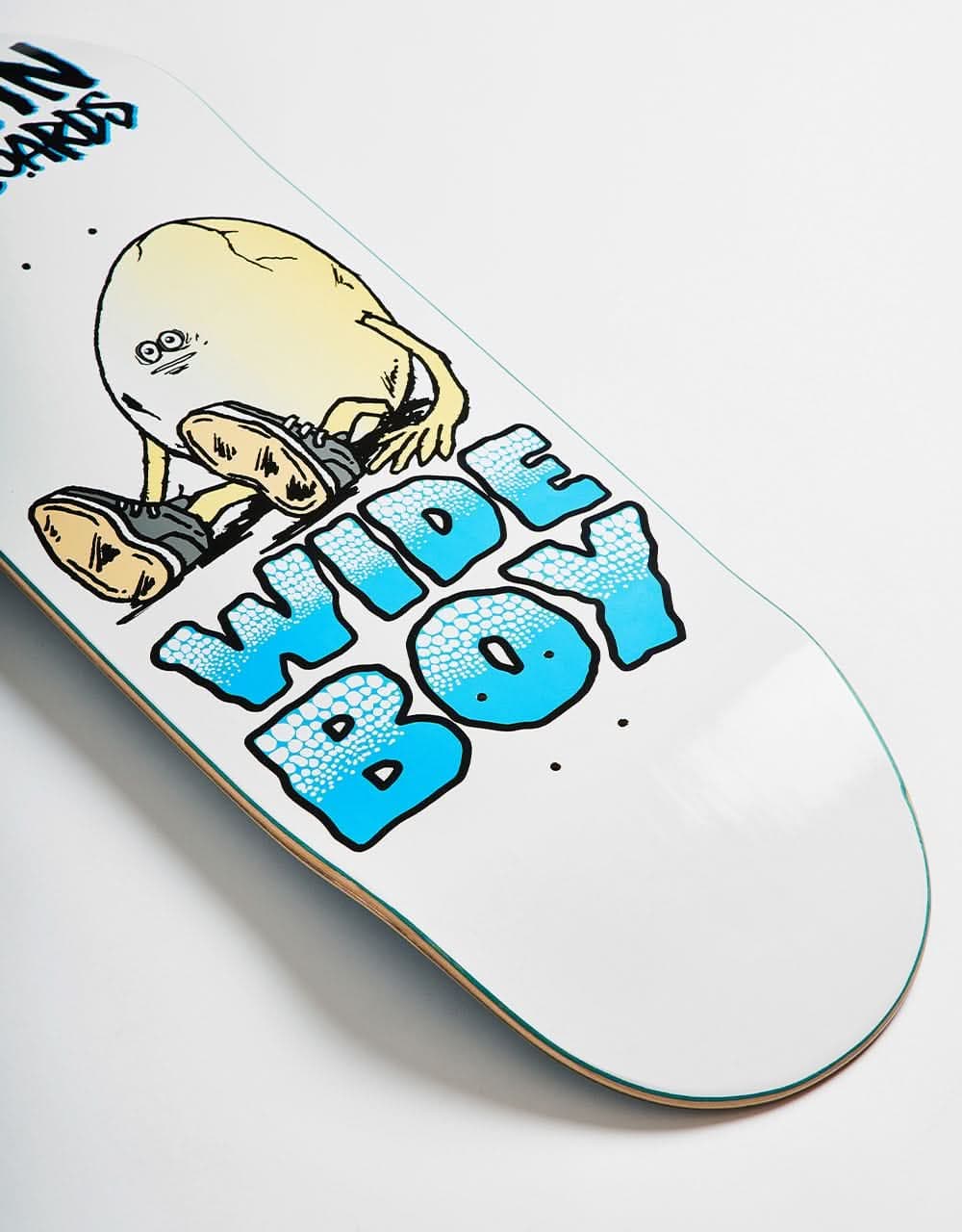 Heroin Wide Boy Egg Skateboard Deck - 10.75”