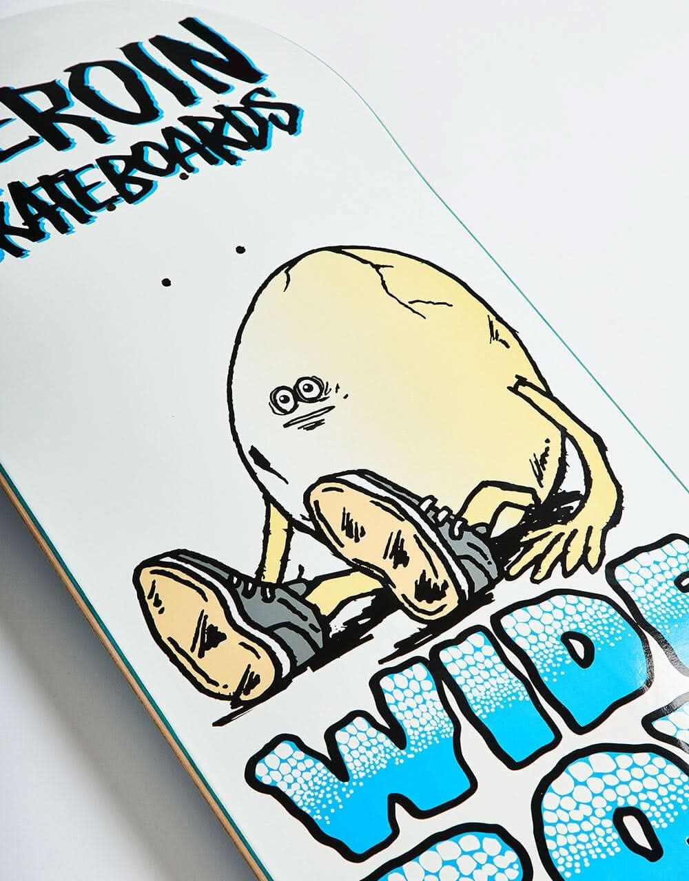 Heroin Wide Boy Egg Skateboard Deck - 10.75”