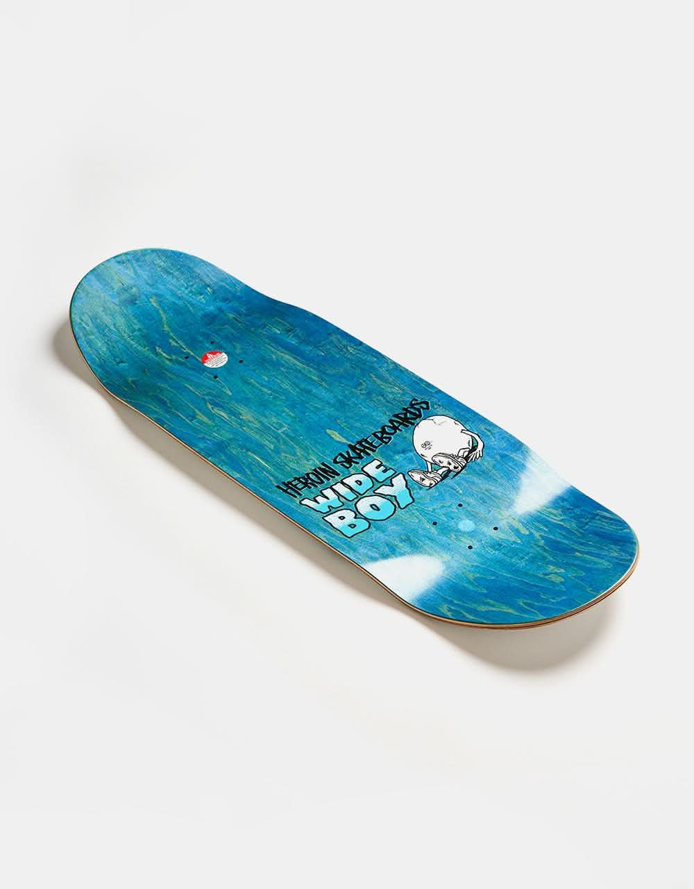 Heroin Wide Boy Egg Skateboard Deck - 10.75”