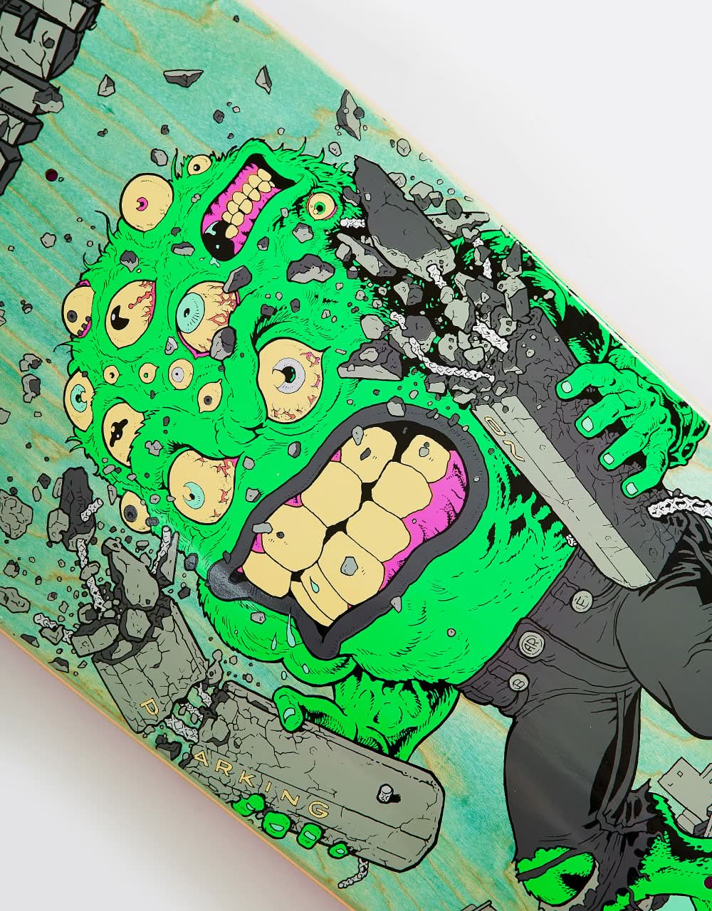 Heroin Curb Crusher XL Barf Skateboard Deck - 10.25”